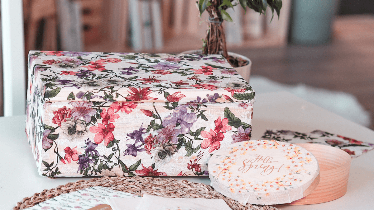 Servietten-(Decoupage-)Technik für Anfänger