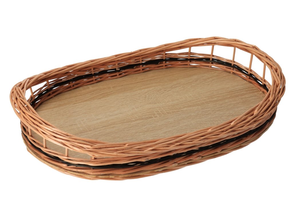Ovales Korbtablett