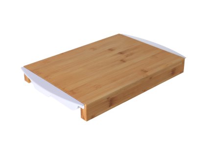 Bambusplatte mit 2 Schubladen