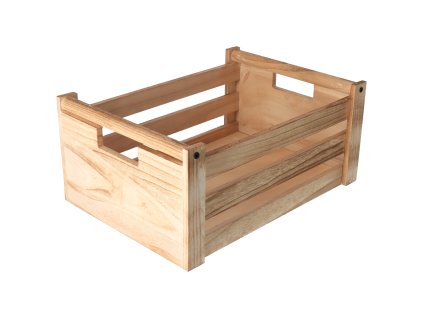 Holzkiste natur 36 x 26 x 16 cm
