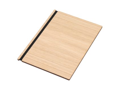 Holzplatte für Speisekarte A4 – Eiche