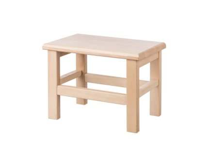 Quadratischer Holzhocker