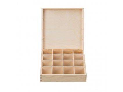 Tee Holzbox (16 Fächer)