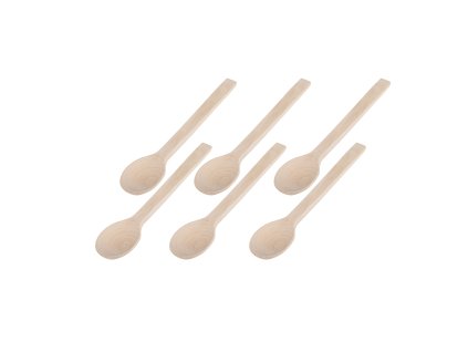 Holzlöffel 23 cm – 6 Stück pro Packung