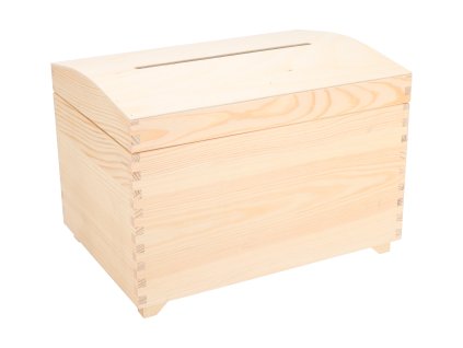Holztruhe III Spardose aus Holz