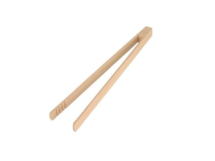 Kleine Grillzange aus Holz