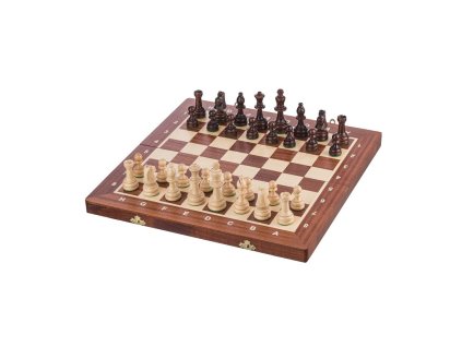 Schachspiel aus Holz 41 x 41 cm