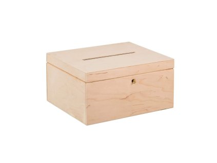 Holzbox für Hochzeitskarten mit Schloss
