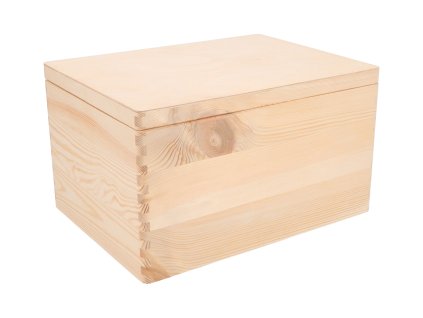Holzbox mit Deckel 40 x 30 x 24 cm ohne Griff