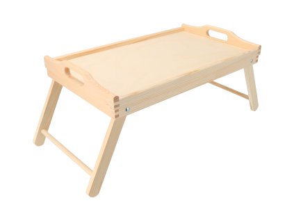 Tablett fürs Bett aus Holz 50 x 30 cm – unlackiert