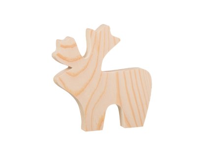 Rentier aus Holz