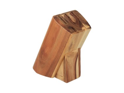 Holzständer für Messer aus Holz BRILLANTE Akazie – 23 x 11 x 10 cm