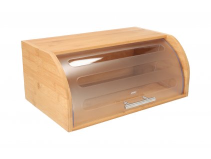 Bambus-Brotkasten BRILLANTE 40,5 x 27 x 17 cm mit Kunststoffdeckel