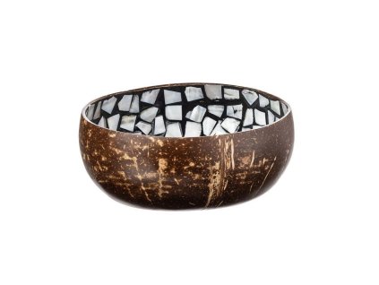 Kokosnussschale mit Mosaik