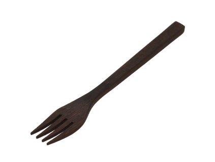 Kokosnuss-Gabel dunkel 19 cm