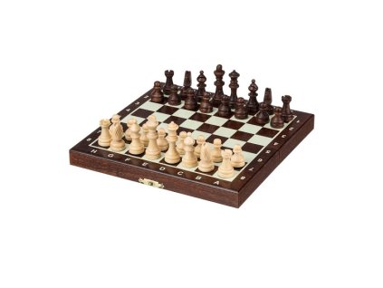 Kleines magnetisches Schachspiel aus Holz