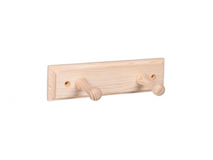 Wandgarderobe aus Holz 20 cm
