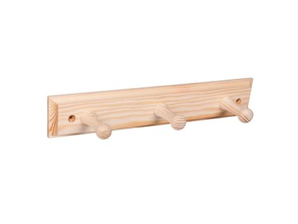 Wandgarderobe aus Holz 30 cm
