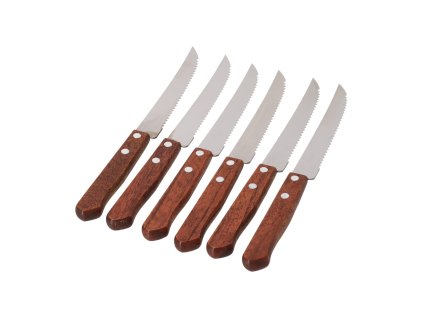 Steakmesser aus Edelstahl – 6 Stück