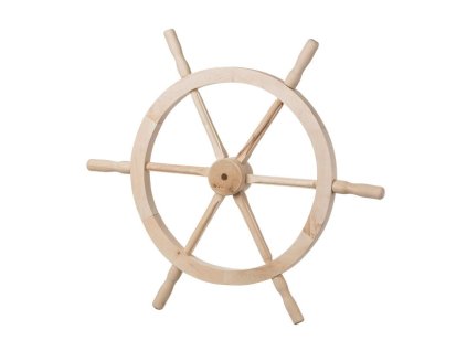Steuerrad aus Naturholz