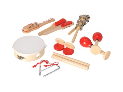 Musikinstrumente-Set aus Holz
