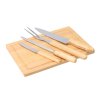 4-teiliges Grillset mit Schneidebrett