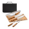 5-teiliges Grillset mit Schneidebrett
