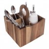 Besteckständer aus Akazienholz