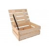 Holzkiste 40 x 30 x 15 cm – mit Deckel