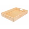 11772 2 drevena bedynka 40 x 30 x 6 cm prirodni