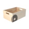 Holzkiste mit Mandala 31 x 21 x 13 cm