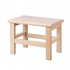 Quadratischer Holzhocker