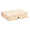 Holzbox Buch für Schlüssel