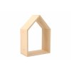 Holzregal Haus offen – medium