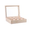 Holz-Schmuckkästchen V (12 Fächer)