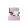 Holztruhe 35 x 25 x 18,5 cm – hellrosa