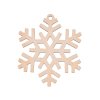 Weihnachtsschmuck aus Holz – Schneeflocke