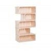 Bücherregal aus kleinen Holzkisten 150 x 60 x 30 cm
