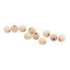 Holzperlen zum Auffädeln 1 cm – 10 Stück