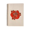 Notizbuch aus Holz A5 – Rose