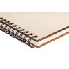 Notizbuch aus Holz A5 – Pfote