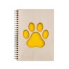 Notizbuch aus Holz A5 – Pfote