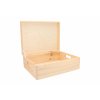 Holzbox mit Deckel 40 x 30 x 14 cm