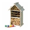 Insektenhotel aus Holz zum Dekorieren 16 x 9,5 x 28 cm