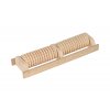 Fußmassagegerät aus Holz – 2 Rollen
