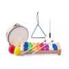 Musikalisches Set aus Holz