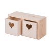Holz-Organizer mit Herzen