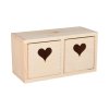 Holz-Organizer mit Herzen