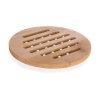 Runde Bambus-Topfmatte – 17,5 cm