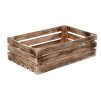 Holzkiste geflammt 40 x 26 x 12 cm II